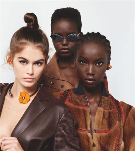 Kaia Gerber, Adut & Anok Star in Fendi Spring 2019 Campaign